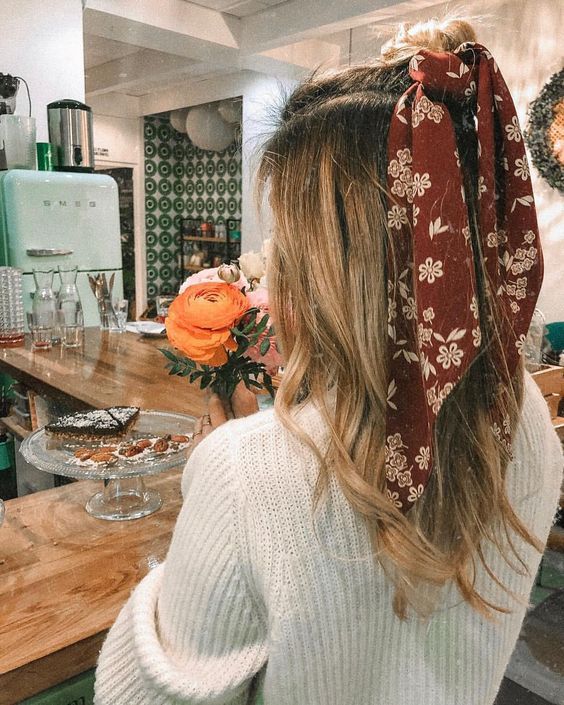 Hairstyles with scarves 5 - Hairstyles with scarves that will make you look beautiful