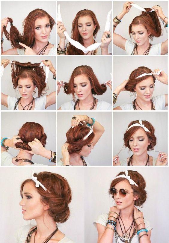 Hairstyles with scarves 3 - Hairstyles with scarves that will make you look beautiful