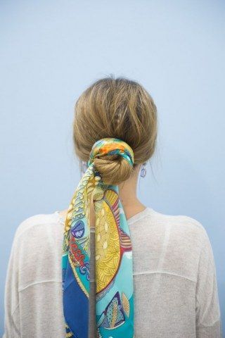 Hairstyles with scarves 10 - Hairstyles with scarves that will make you look beautiful