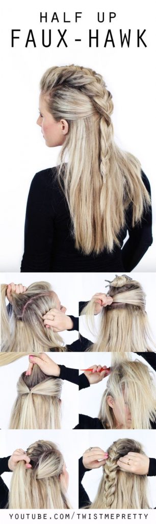 Quick and easy hairstyles 2 306x1024 - 12 Quick and easy hairstyles that will get you out of trouble