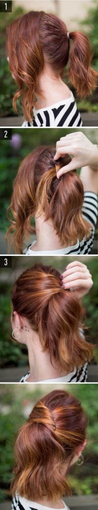 quick and easy hairstyles 5 198x1024 - 12 Quick and easy hairstyles that will get you out of trouble