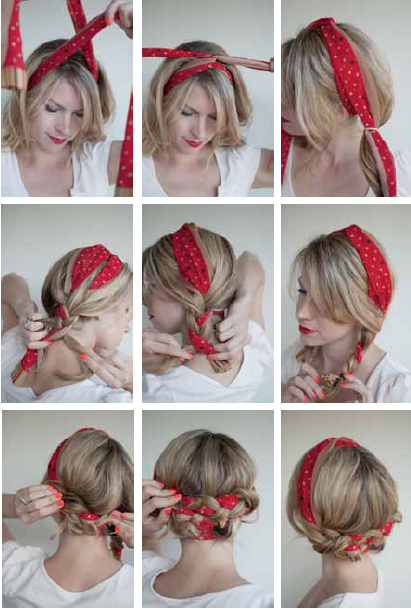 Hairstyles with scarf 2 - Hairstyles with scarf that will make you look beautiful