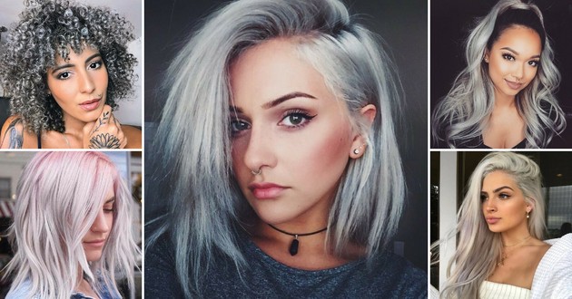 Platinum hair