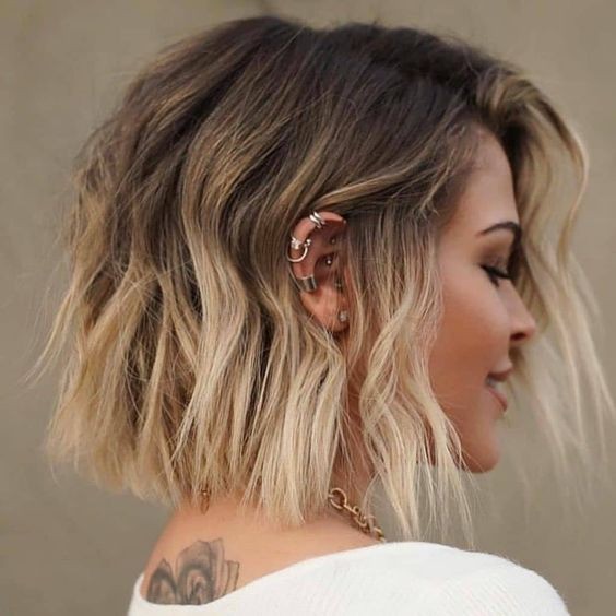 Check out inspirations to bet on short hair with highlights