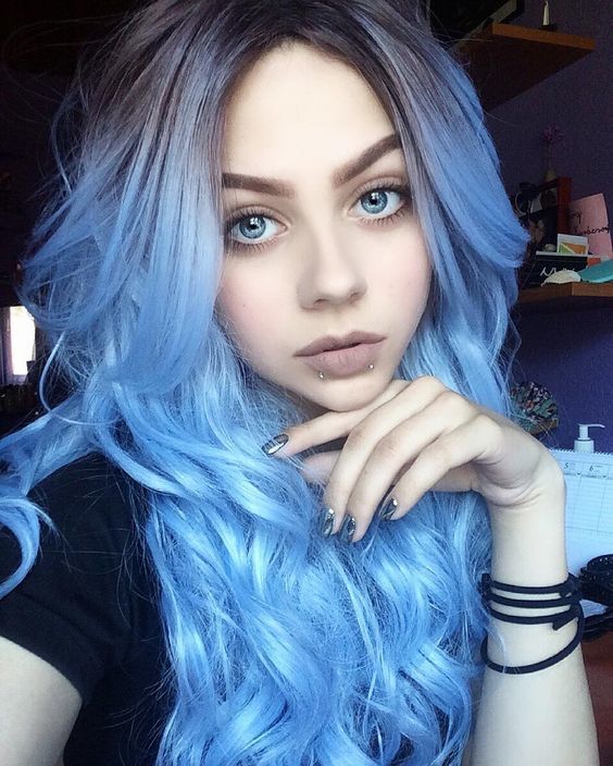 Blue hair