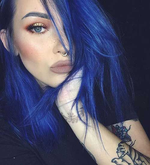 Blue hair