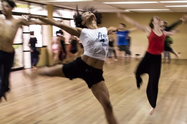 group of people dancing